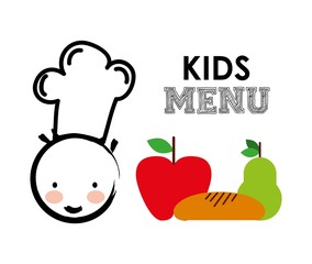 kids menu design 