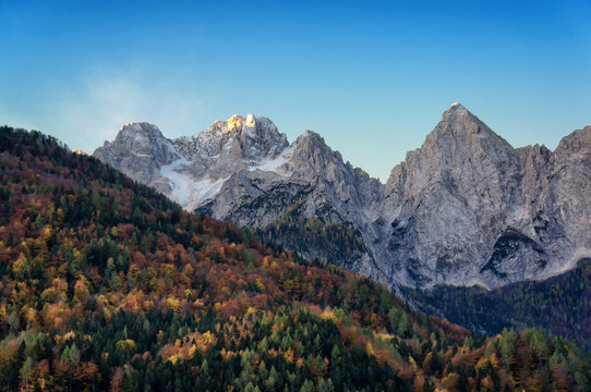 Mountains on the fall