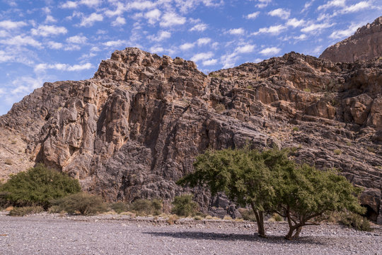 Al Hajar Mountains In Oman