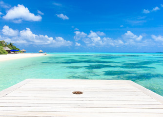 tropical beach in Maldives