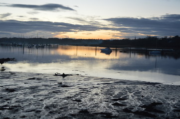 Sunset on the River Harbour