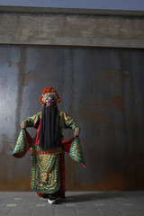 Fototapeta na wymiar Man In Ceremonial Costume