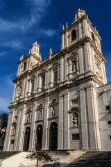 Fototapeta na wymiar Church of Sao Vicente de Fora, Lisbon, Portugal.