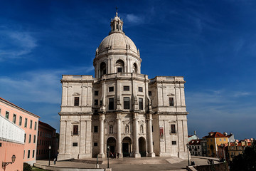 Fototapeta na wymiar National Pantheon (Church of Santa Engracia). Lisbon, Portugal.