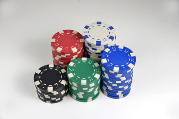 mehrere Stapel Chips 2