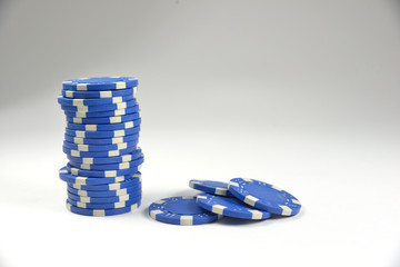 Stapel blauer Chips 2