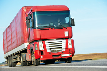 lorry truck on highway road