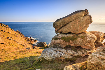 Felsenküste in Land's End - Cornwall, England