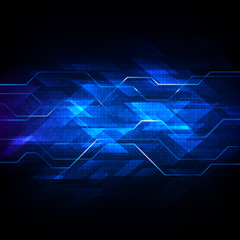 Abstract vector digital technology background