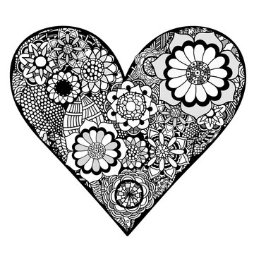 Heart of flower