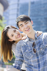 Fototapeta premium Happy young couple