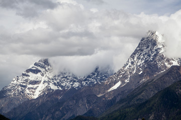 Mountains in Tibet, China