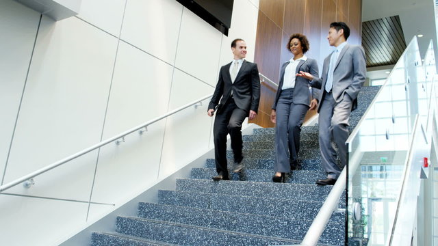 African American Asian Chinese Caucasian male female finance banking meeting