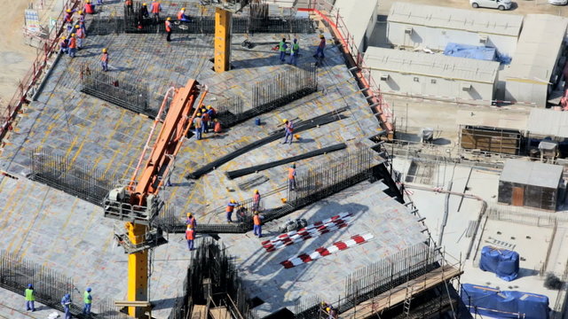 time lapse construction business real estate building development Arabic economy