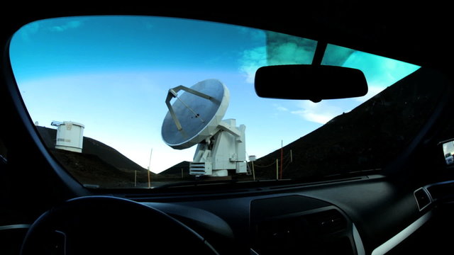 POV Driving Satellite Telescope VLA Very Large Array Technology Astronomy