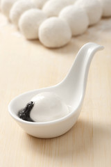 Close-up of dumpling