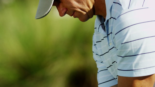 Outdoor Recreation Lifestyle Activity Golf Player Male Female Caucasian Vacation