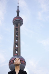 An international business person in Shanghai