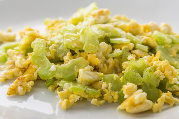 Fried Bitter Gourd