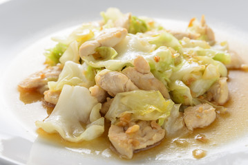 fried cabbage