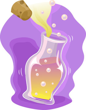 recommend clip art: Magic Potion Bottle Mist
