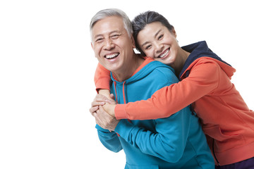 Portrait of healthy senior couple
