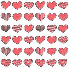 Happy Valentine's Day pattern