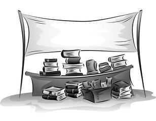 Book Bazaar Gray Banner