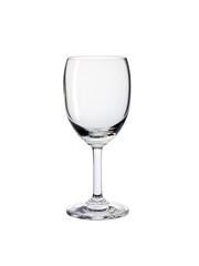 Empty wine glass. isolated on a white background