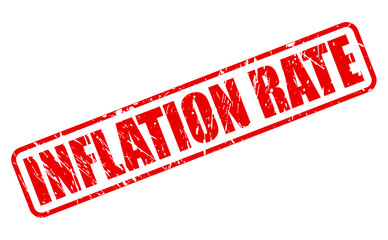 INFLATION RATE red stamp text