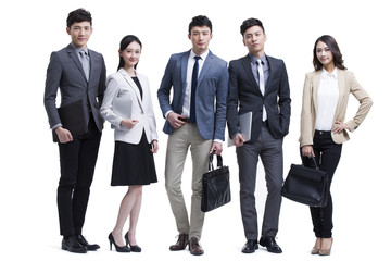 Obraz premium Group of successful business people