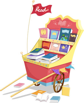 Fancy Books Cart