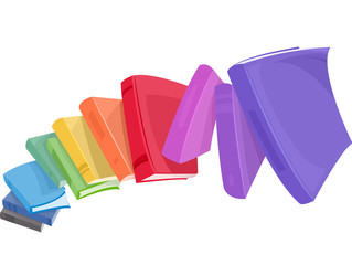 Books Rainbow Tumble