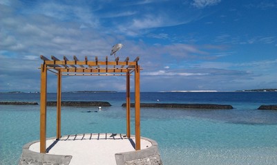 Maldives resort beautiful landscape and sea