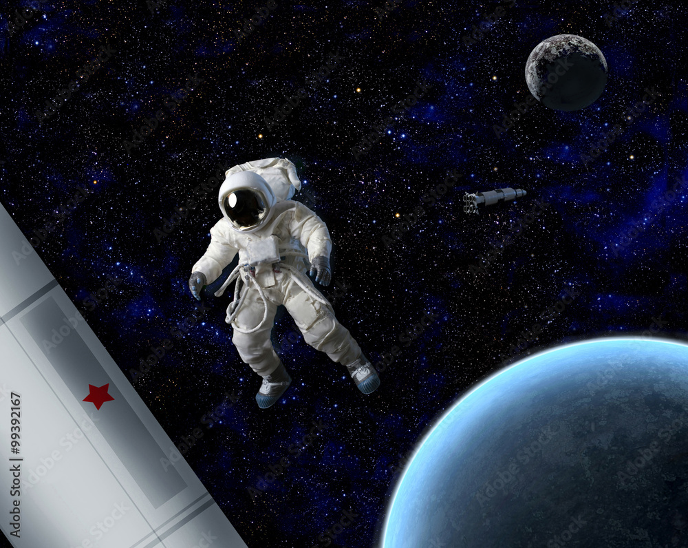 Canvas Prints astronaut in space