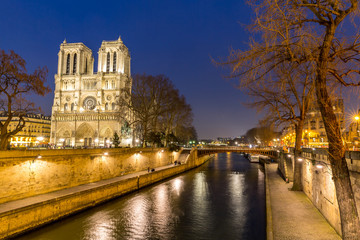 Paris Notre Dame - obrazy, fototapety, plakaty