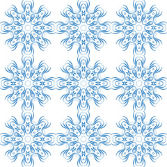 Abstract vector lace seamless pattern