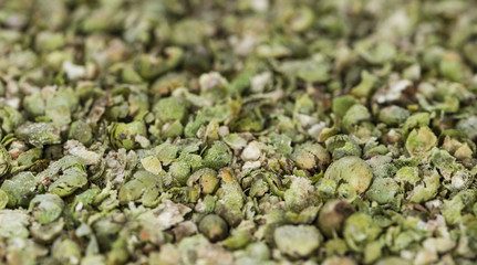 Crushed green Peppercorns (texture)