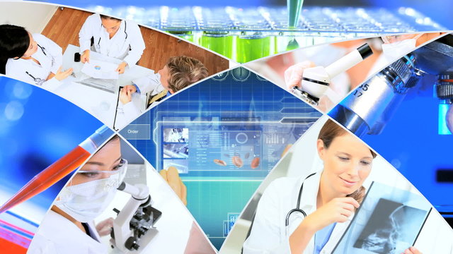motion graphics laboratory technology touch screen healthcare science medical