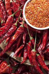 Close-up of dry Chili Pepper