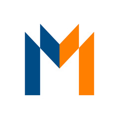 Simple Modern M Business Logo Icon