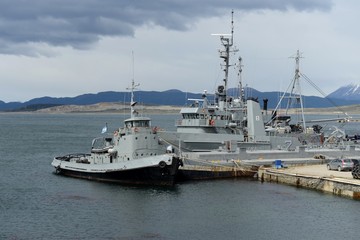 Military Base Navy Argentina in Ushuaia