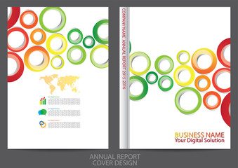 Annual report cover design