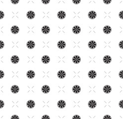 Seamless pattern with orange icon - 99397591