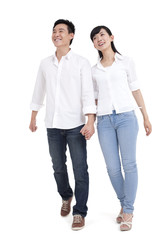 Portrait of young couple