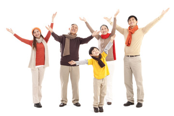 Obraz premium Portrait of a multi-generation family