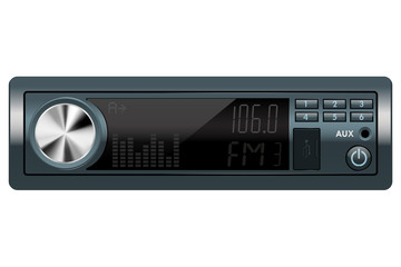 Fototapeta premium Car audio. 