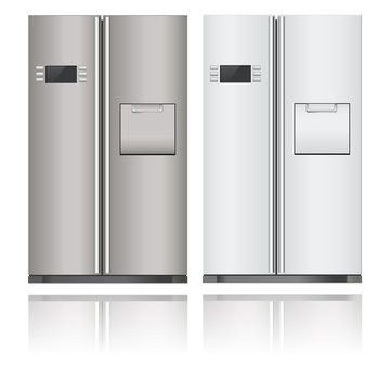 Refrigerator. Side-by-side