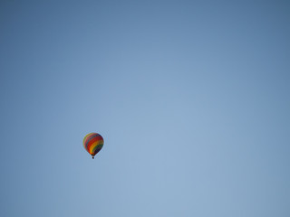 Hot air balloon in the sky