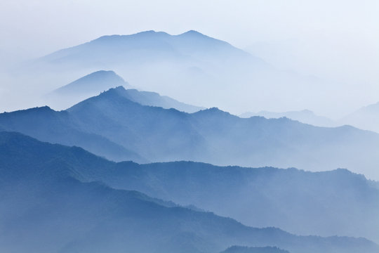 Mountain Range Far In The Distance